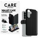 CARE by PanzerGlass Feature Wallet Kickstand Case für Samsung Galaxy A57 - Schwarz