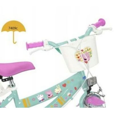 4. Kinderfahrrad Toimsa 12" Peppa Wutz grün