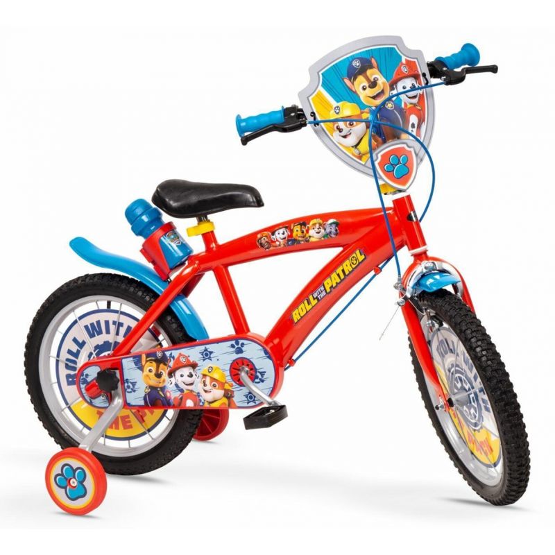 Kinderfahrrad 16" Paw Patrol Rot 1678