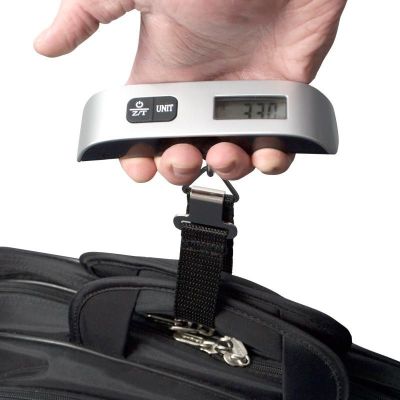 6. Elektronische Gepäckwaage ELDOM WB10 VELART, Genauigkeit 50 g, Maximalgewicht 50 kg