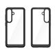 3. Outer Space Case Silikonhülle mit Gelrahmen für Samsung Galaxy S25 – Schwarz