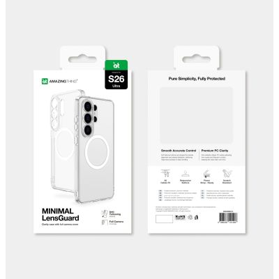 10. AmazingThing Minimal Mag Lens Case für Samsung Galaxy S26 Ultra - Transparent