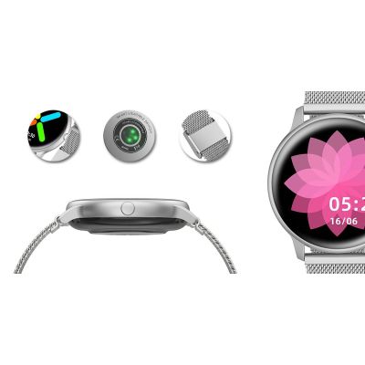 9. Damen-Smartwatch G. Rossi SW015-3 Silber