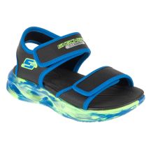 Skechers S-Lights: Sola Glow Sandale - Fusion Brights 407032L-BKBL Schwarz 28