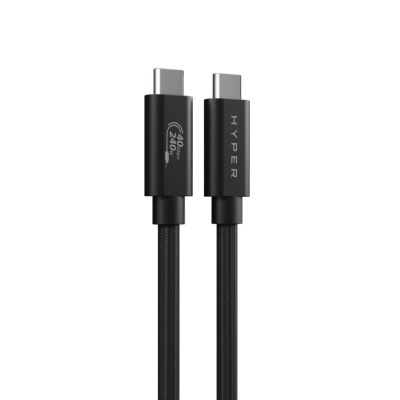 4. HYPER HyperDrive Next USB-Kabel USB4 Gen 3x2 1,2 m USB-C Schwarz