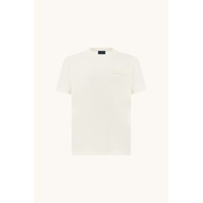 Paul&Shark Herren-T-Shirt aus Baumwolle, hellbeige, 26411038-108 – klassischer Schnitt, Logo