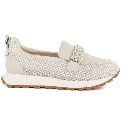 3. Potocki W WOL100B isolierte flache Stiefel, beige