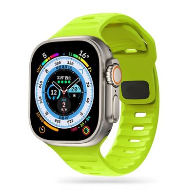Tech-Protect IconBand Line für Apple Watch 4 / 5 / 6 / 7 / 8 / 9 / SE / Ultra 1 / 2 (42/44/45/49 mm) – Limette