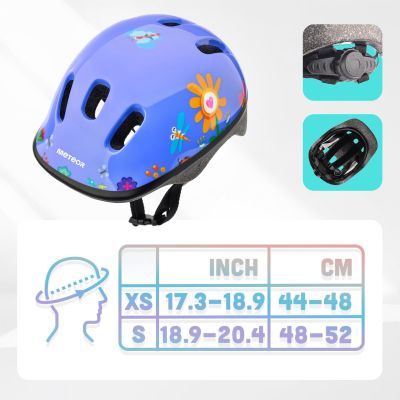 41. Kinder-Fahrradhelm METEOR KS06 garden