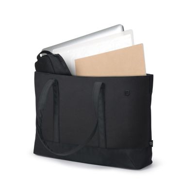4. DICOTA D31977-RPET 14,1" Shopper Eco Motion Laptoptasche für Damen, Schwarz
