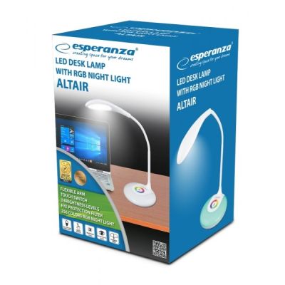 5. Esperanza ALTAIR ELD102 LED-Schreibtischlampe (1 m; Neutralweiß)
