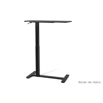 2. Schreibtisch/Tisch mit verstellbarer Höhe, Laptoptisch, schwarz