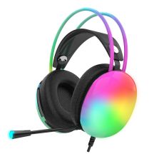 Inca IGK-X8S Kabelgebundener Gaming-Kopfhörer mit Bügel, Schwarz