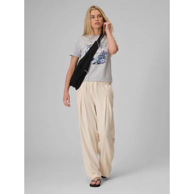 4. Damen-T-Shirt mit Aufdruck, regulär, Größe 4F 4FRAW26TTSHF4374-34S