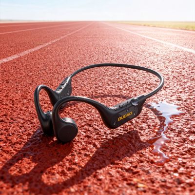 4. Dudao U22 Bluetooth 5.2 Knochenschallkopfhörer mit Kopfbügel – Schwarz