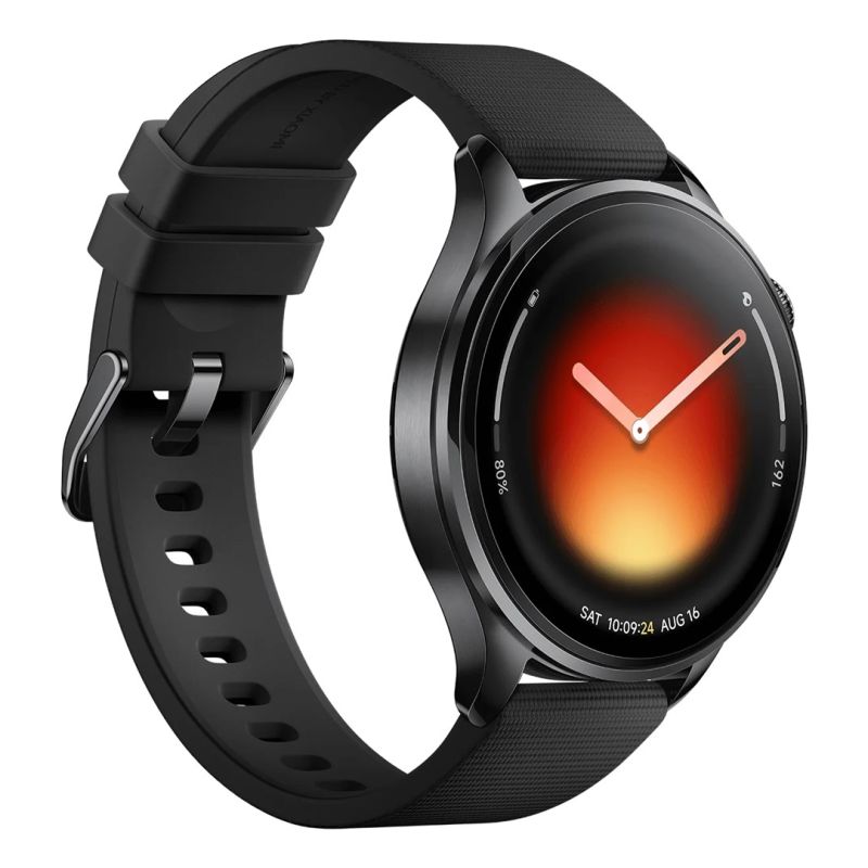 4. Xiaomi Watch 5 3,91 cm (1,54") AMOLED-Display 47 mm Digital 480 x 480 px Touchscreen Schwarz GPS