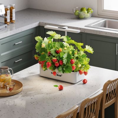 12. GREENBLUE SMARTES INDOOR-ANBAUSYSTEM, SMARTES PFLANZENTOPF, FASSUNGSVERMÖGEN 4 L, FÜR 12 PFLANZEN, VOLLSPEKTRUM-LEDS