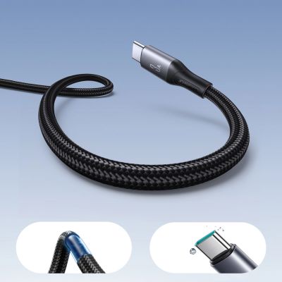 7. Joyroom S-A28 Flash Series 3A USB-A - USB-C Kabel 1m - schwarz