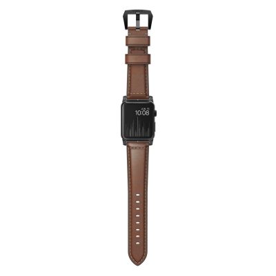 3. Nomad NM1A4RBT00 Smart-Armband aus braunem Leder