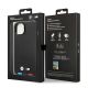 8. Hülle BMW BMHMP14M22PTDK iPhone 14 Plus 6.7 "schwarz / schwarz Leder Stamp Tricolor Magsafe