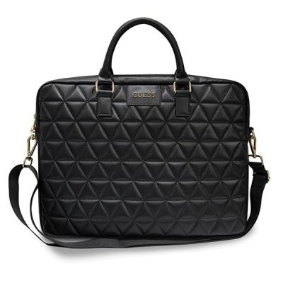 Guess Stepptasche für einen 16-Zoll-Laptop – Schwarz