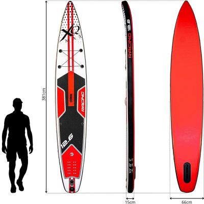 17. SUP-Board-Set 150 kg aufblasbar 381 cm XQMAX