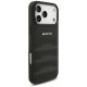 4. Mercedes AMG Lederhülle mit geprägtem Logo für iPhone 18 Pro Max / 17 Pro Max – Schwarz