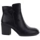 2. Schwarze Damen-Stiefeletten mit Absatz M.Daszyński SA250-4