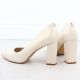 5. Perlbeige Pumps mit spitzer Zehenpartie von Sergio Leone (Modell PB216)