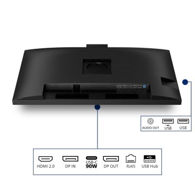 46. Philips 3000 Serie 32B2U3601H/00 Computermonitor 80 cm (31,5") 2560 x 1440 px Quad HD LCD Schwarz
