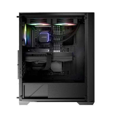 4. LC-Power LC-717B-ON Midi-Tower-Computer-Sicherheitshalterungen Weiß