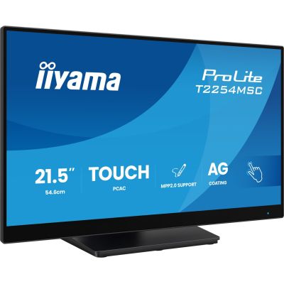 5. Monitor iiyama T2254MSC-B2AG 21,5" Optical Bonded PCAP 10P Touch Anti-Glare MPP2.0 active stylus supported 1920x1080