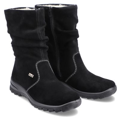 19. RIEKER W RKR130 isolierte Lederstiefeletten