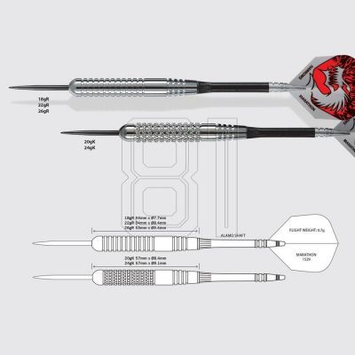 6. Harrows Silver Arrows Steeltip Darts HS-TNK-000013162