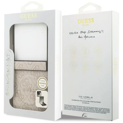 8. Guess 4G Classic MagSafe Case für Samsung Galaxy Z Flip 7 - Rosa
