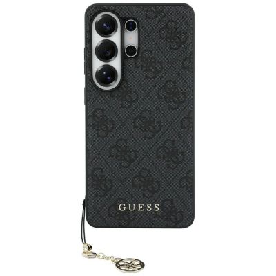 Guess 4G Classic Logo Charm MagSafe Hülle für Samsung Galaxy S26 Ultra - Schwarz