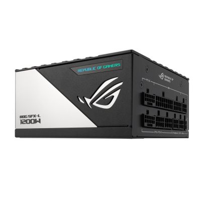 20. ASUS ROG -LOKI-1200T-SFX-L-GAMING Netzteilmodul 1200 W 20+4 Pin ATX Schwarz, Silber