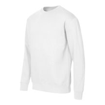 Unisex-Sweatshirt mit Rundhalsausschnitt (Weiß)