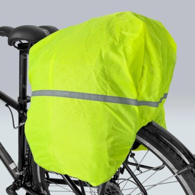 14. Wozinsky große Fahrradgepäckträgertasche 35l + Regenschutz schwarz (WBB19BK)