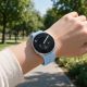 5. Tech-Protect Silikon-Evo-Armband für Samsung Galaxy Watch 40/44/46 mm – Blau