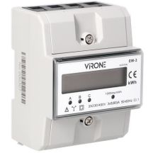 EM-3 ORNO 3-Phasen-Stromverbrauchsanzeige, Dreiphasenzähler 80A ORNO