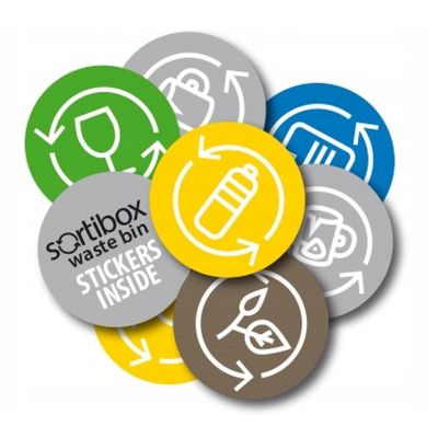 3. Mülltonnen 20 l Sortierbox-Set 4-teilig anthrazit - Ende