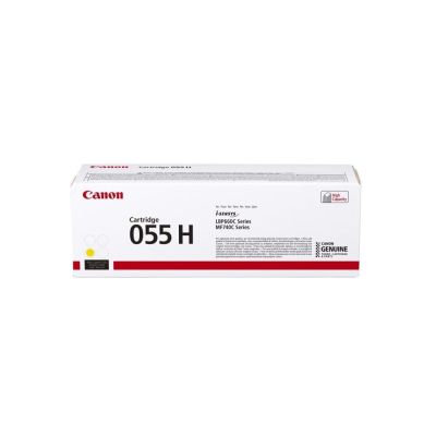 2. Canon 055H Tonerkartusche, 1 Stück, Original, Gelb