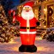 5. AUFBLASBARER, SELBSTAUFBLASENDER WEIHNACHTSMANN 150 CM LED
