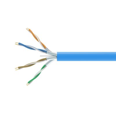 Installationsausrüstung Cat6A ECA U/FTP-Kabel 305,00 m Blau LSZH