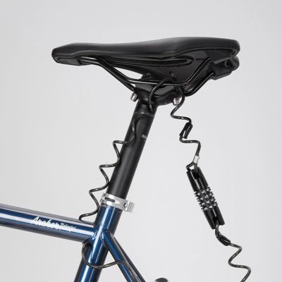 4. Wozinsky WBN-01R Fahrradschloss für Fahrradhelme, wasserdicht, 4-stellige Zahlenkombination – schwarz