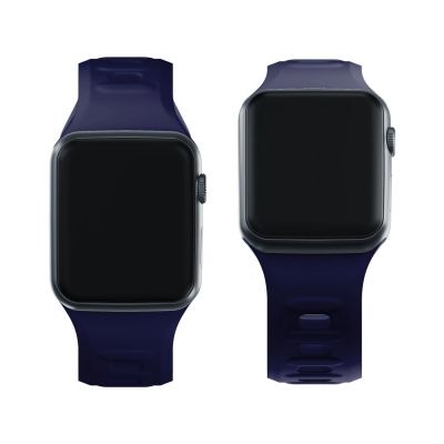 5. 3mk Silikon- Watch für Apple Watch 38/40/41 mm – Blau