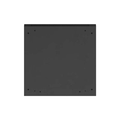 25. Lanberg 19" 9U 600x600 schwarzer Wandschrank mit perforierten Türen (flach verpackt)