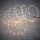 2. Batteriebetriebene Lichterkette mit 90 weißen LEDs, blinkend, Luca