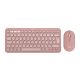 2. Logitech Pebble 2 Combo Tastatur und Maus (universell, kabellos per Funk + Bluetooth, QWERTZ-Tastatur, amerikanische und internationale Tastatur, Pink)